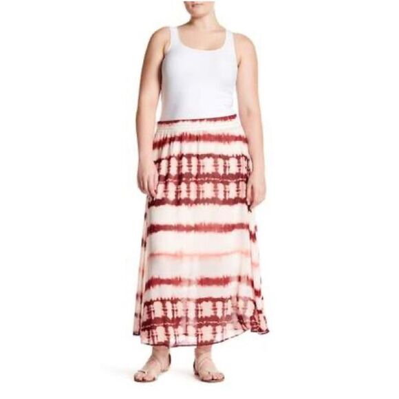 PENNINGTON’S MBLM tess holliday tie dye maxi skirt size 1 - Picture 1 of 9